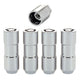 Cone Seat Exposed Style Wheel Locks <br> 9/16-18 Thread, 7/8in Hex x 2.50in L