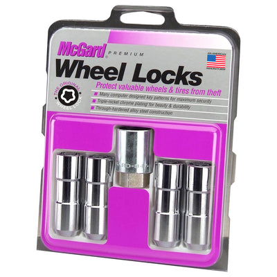 Cone Seat Exposed Style Wheel Locks <br> 9/16-18 Thread, 7/8in Hex x 2.50in L