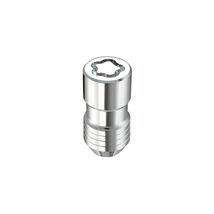 Cone Seat Exposed Style Wheel Locks <br> M12 x 1.75 Thread, 19 & 21mm Dual Hex x 1.815in L