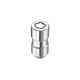 Cone Seat Exposed Style Wheel Locks <br> M14 x 2.0 Thread, 13/16in Hex x 2.25in L
