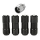 4-pack Cone Seat Exposed Style Wheel Locks <br> M14 x 2.0 Thread, 13/16in Hex x 2.25in L