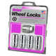 4-Pack Cone Seat Exposed Wheel Lock Nuts <br> 9/16-18 Thread, 7/8in Hex x 1.765in L