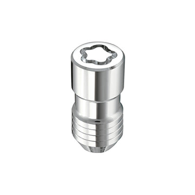 5-Pack Cone Seat Exposed Style Wheel Locks <br> M14 x 1.5 Thread, 22mm Hex x 1.965in L
