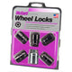 Cone Seat Exposed Style Wheel Locks <br> M12 x 1.5 Thread, 19 & 21mm Dual Hex x 1.46in L