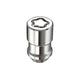 5-Pack Cone Seat Exposed Wheel Lock Nuts <br> 7/16-20 Thread, 3/4 & 13/16in Dual Hex x 1.46in L