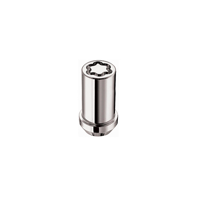 4-pack Tuner Style Cone Seat Wheel Locks <br> M14 x 1.5 Thread, 22mm Hex x 1.648in L