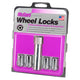 Tuner Style Cone Seat Wheel Locks <br> M12 x 1.5 Thread, 13/16in Hex x 1.24in L