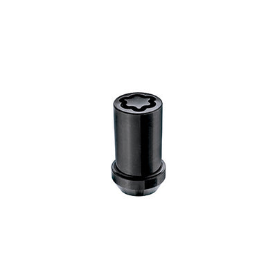 4-pack Tuner Style Cone Seat Wheel Locks <br> 1/2-20 Thread, 13/16in Hex x 1.60in L