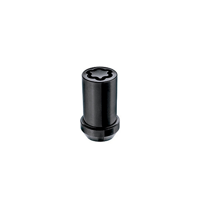 4-pack Tuner Style Cone Seat Wheel Locks <br> 1/2-20 Thread, 13/16in Hex x 1.60in L