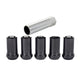 5-pack Tuner Style Cone Seat Wheel Locks <br> M14 x 1.5 Thread, 22mm Hex x 1.648in L