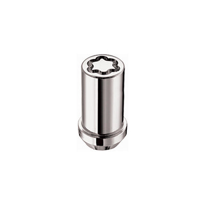 5-pack Tuner Style Cone Seat Wheel Locks <br> 1/2-20 Thread, 13/16in Hex x 1.60in L