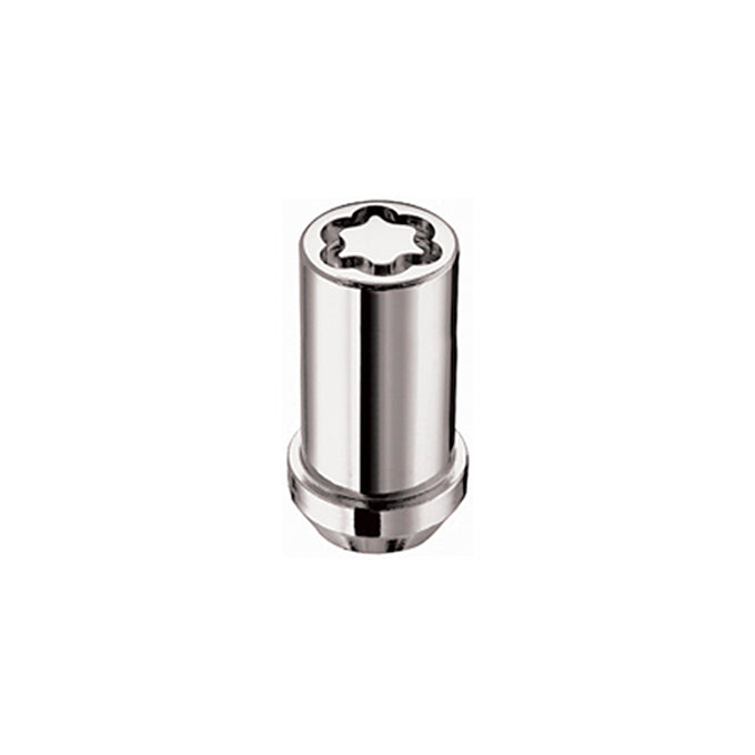 5-pack Tuner Style Cone Seat Wheel Locks <br> 1/2-20 Thread, 13/16in Hex x 1.60in L