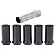 5-pack Tuner Style Cone Seat Wheel Locks <br> 1/2-20 Thread, 13/16in Hex x 1.60in L