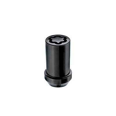 5-pack Tuner Style Cone Seat Wheel Locks <br> 1/2-20 Thread, 13/16in Hex x 1.60in L