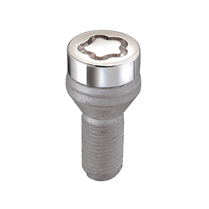 4-Pack Cone Seat Wheel Lock Bolts <br> M14 x 1.5, 19mm Hex, 31.0mm Shank Length
