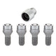 4-Pack Cone Seat Wheel Lock Bolts <br> M12 x 1.5, 21MM Hex, 18.2mm Shank Length