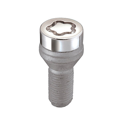 4-Pack Cone Seat Wheel Lock Bolts <br> M12 x 1.5, 21MM Hex, 36.3mm Shank Length