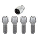 4-Pack Cone Seat Wheel Lock Bolts <br> M14 x 1.5, 17mm Hex, 29.0mm Shank Length