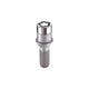 4-pack Tuner Style Cone Seat Wheel Lock Bolts <br> M12 x 1.5, 17mm Hex, 22.4mm Shank Length