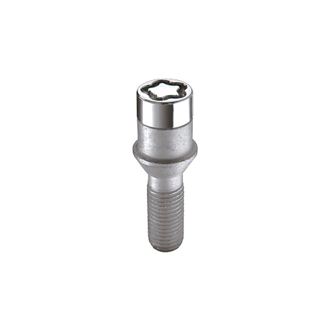 4-pack Tuner Style Cone Seat Wheel Lock Bolts <br> M14 x 1.5, 17mm Hex, 24.0mm Shank Length