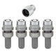 4-Pack Radius Seat Wheel Lock Bolts <br> M14 x 1.5, 17mm Hex, 28.2mm Shank Length
