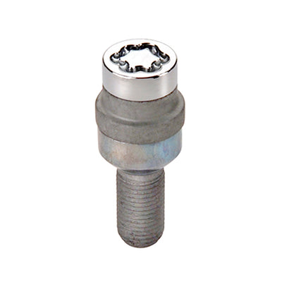 4-Pack Radius Seat Wheel Lock Bolts <br> M14 x 1.5, 17mm Hex, 28.2mm Shank Length