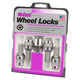 4-Pack Radius Seat Wheel Lock Bolts <br> M14 x 1.5, 17mm Hex, 28.2mm Shank Length