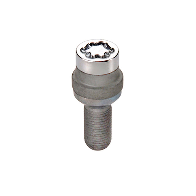 4-Pack Radius Seat Wheel Lock Bolts <br> M14 x 1.5, 19mm Hex, 35.4mm Shank Length