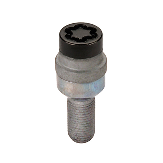 4-pack Radius Seat Style Wheel Lock Bolts <br> M14 x 1.5, 17mm Hex, 28.2mm Shank Length