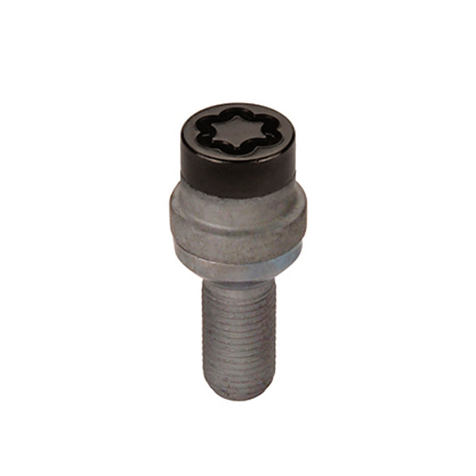 4-pack Radius Seat Style Wheel Lock Bolts <br> M14 x 1.5, 19mm Hex, 35.4mm Shank Length