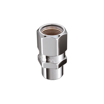 Drag Racing Short Shank Hex Lug Nuts <br> 1/2-20 Thread, 13/16in Hex x 1.60in L