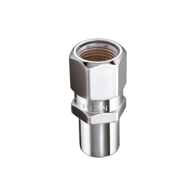 Drag Racing Regular Shank Hex Lug Nuts <br> 1/2-20 Thread, 13/16in Hex x 1.86in L