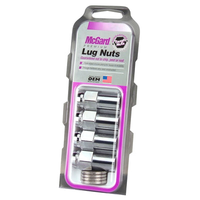 Long Shank Hex Lug Nut <br> 1/2-20 Thread, 13/16in Hex x 1.85in L