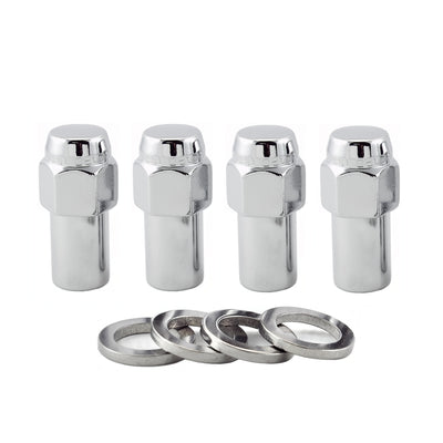 Long Shank Hex Lug Nut <br> 7/16-20 Thread, 13/16in Hex x 1.85in L