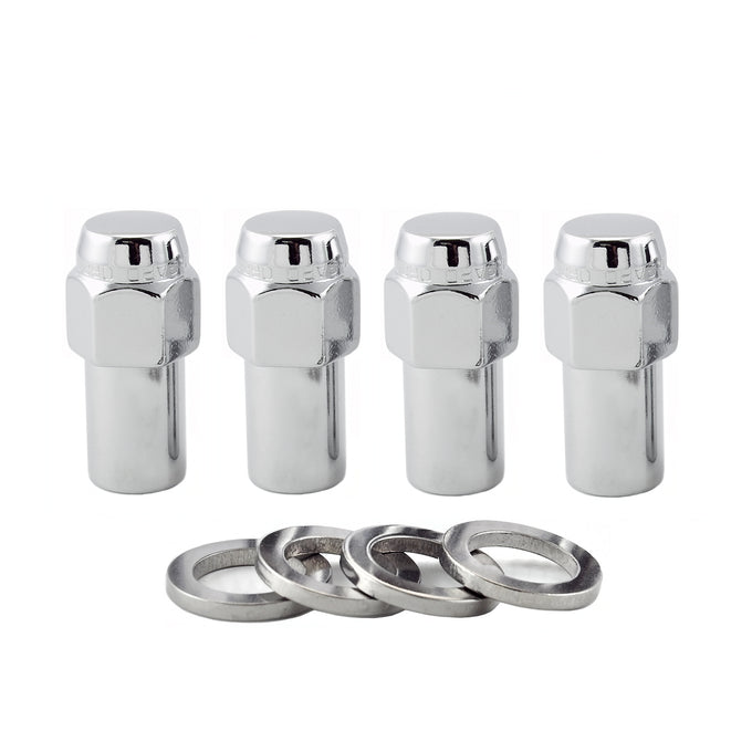 Long Shank Hex Lug Nut <br> M12 x 1.5 Thread, 13/16in Hex x 1.85in L