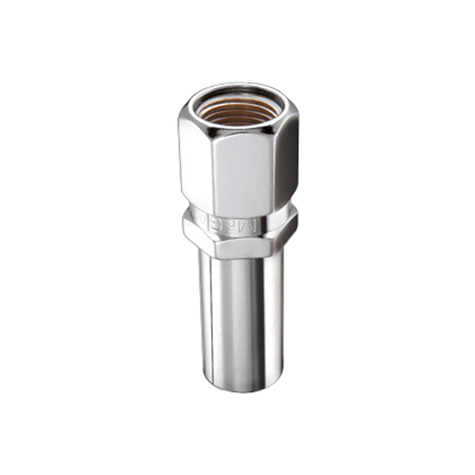Drag Racing X-Long Shank Hex Lug Nut <br> 1/2-20 Thread, 13/16in Hex x 2.475in L