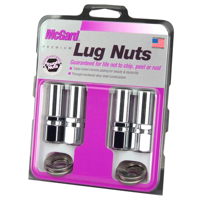 Drag Racing X-Long Shank Hex Lug Nut <br> 1/2-20 Thread, 13/16in Hex x 2.475in L