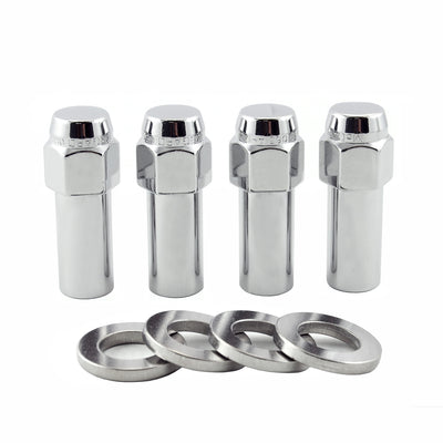 X-Long Shank Hex Lug Nut <br> 1/2-20 Thread, 13/16in Hex x 2.27in L