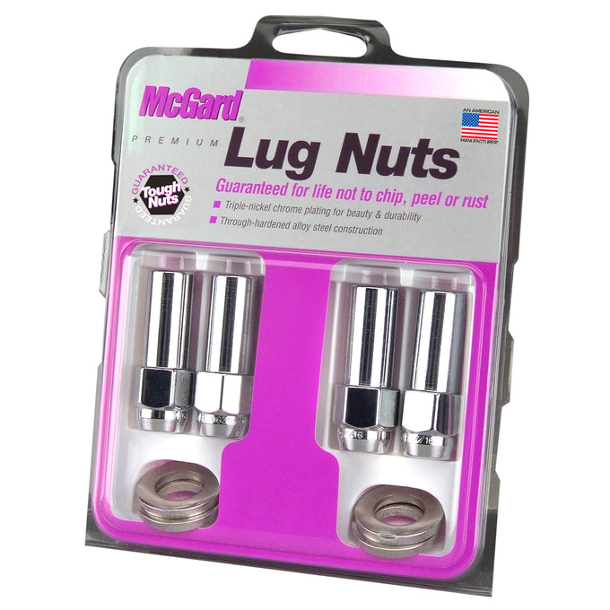 X-Long Shank Hex Lug Nut <br> 1/2-20 Thread, 13/16in Hex x 2.27in L