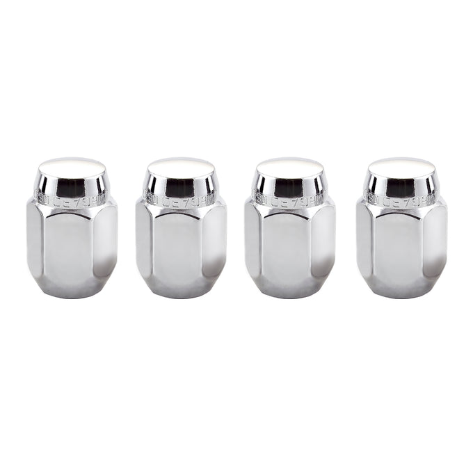 Cone Seat Style Hex Lug Nuts <br> M12 x 1.25 Thread, 13/16in Hex x 1.28in L