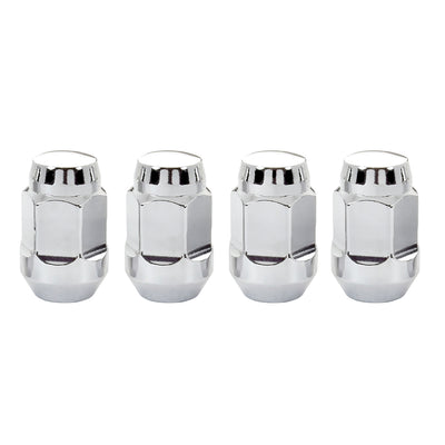 Bulge Cone Seat Style Lug Nuts <br> M12 x 1.5 Thread, 3/4in Hex x 1.45in L