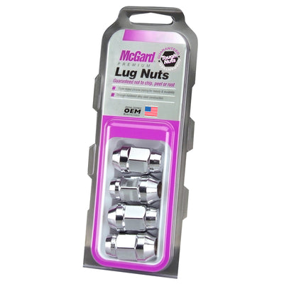 Bulge Cone Seat Style Lug Nuts <br> M12 x 1.5 Thread, 3/4in Hex x 1.45in L