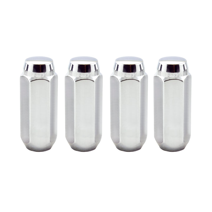 4-Pack Cone Seat Style Hex Lug Nuts <br> M14 x 2.0 Thread, 13/16in Hex x 2.25in L