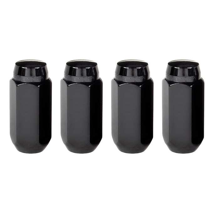 4-Pack Cone Seat Style Hex Lug Nuts <br> M14 x 1.5 Thread, 13/16in Hex x 1.945in L