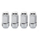 4-Pack Bulge Cone Seat Hex Lug Nuts <br> M14 x 1.5 Thread, 13/16in Hex x 1.945in L
