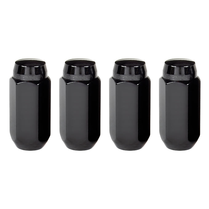 4-Pack Cone Seat Style Hex Lug Nuts <br> M14 x 1.5 Thread, 22mm Hex x 1.945in L