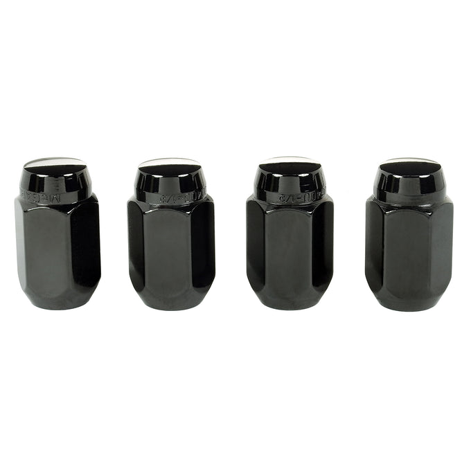 4-Pack Cone Seat Style Hex Lug Nuts <br> 1/2-20 Thread, 13/16in Hex x 1.50in L