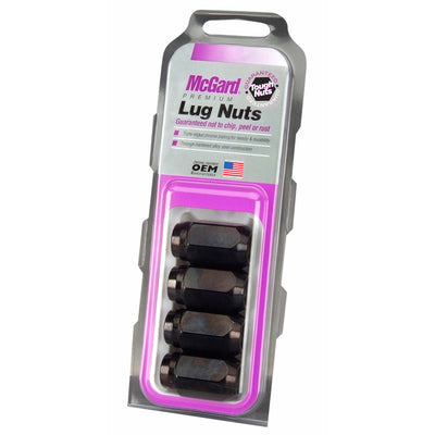 4-Pack Cone Seat Style Hex Lug Nuts <br> 1/2-20 Thread, 13/16in Hex x 1.50in L