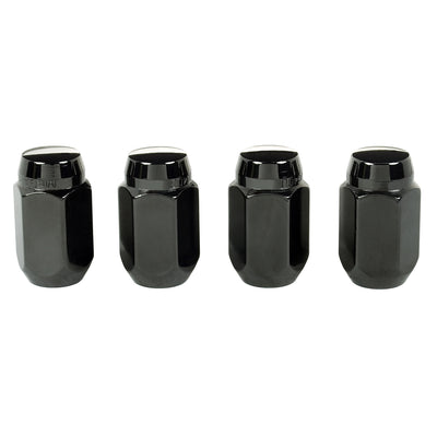 4-Pack Cone Seat Style Hex Lug Nuts <br> M12 x 1.5 Thread, 13/16in Hex x 1.50in L
