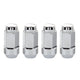 4-Pack Bulge Cone Seat Hex Lug Nuts <br> M14 x 1.5 Thread, 22mm Hex x 1.945in L